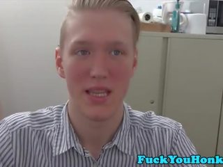 Young straight newbie fucked by agents bbc